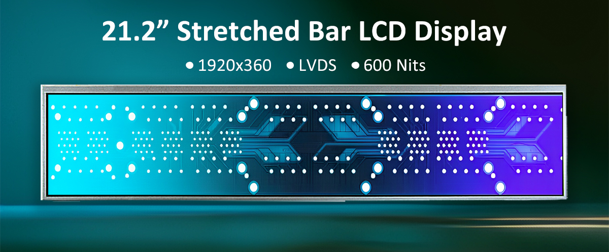21.2 inch Stretched Bar LCD Display
