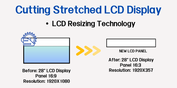 cutting lcd display