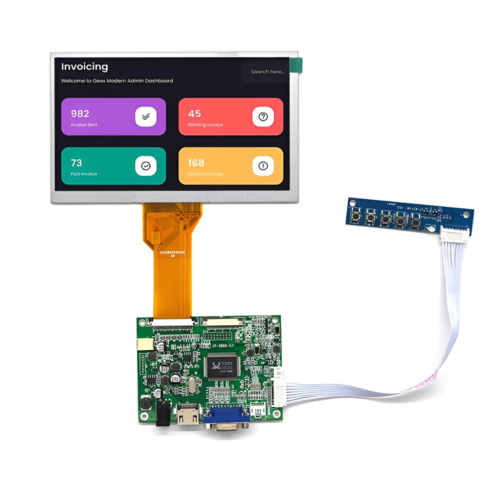 7 inch LCD Screen with HDMI Driver Board