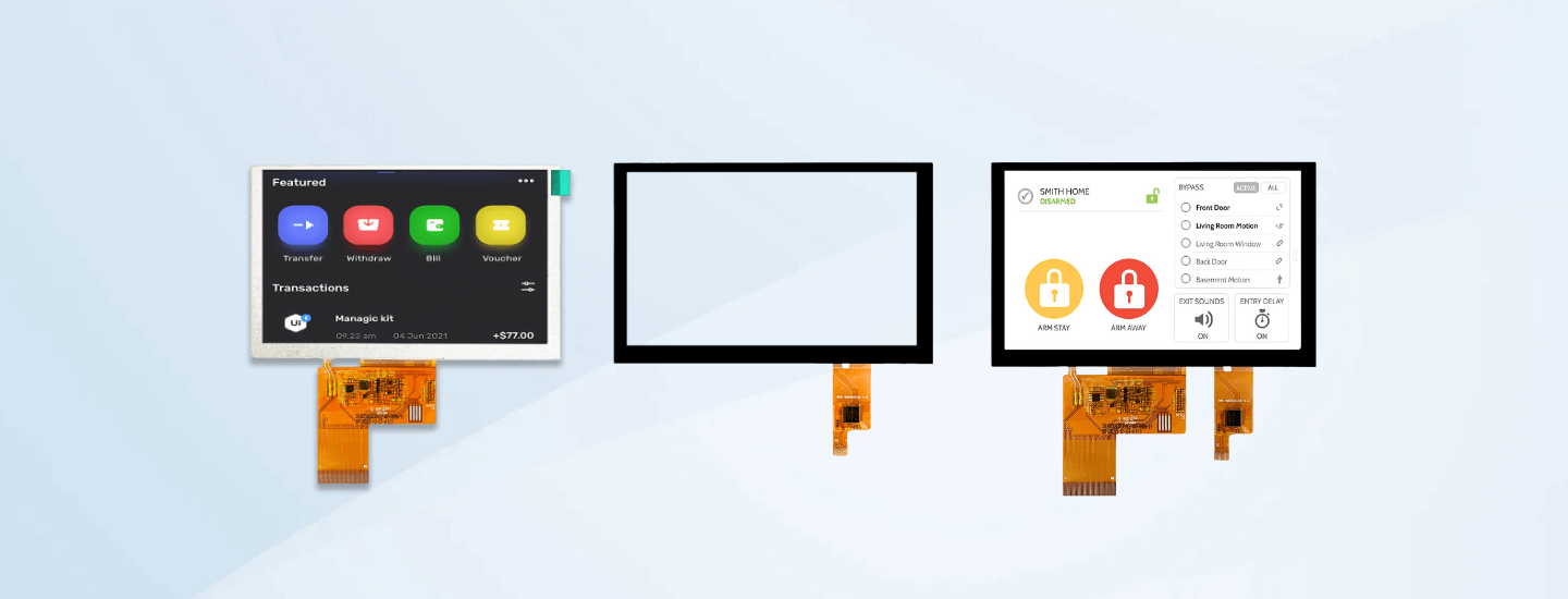 5 inch capacitive touch screen - banner