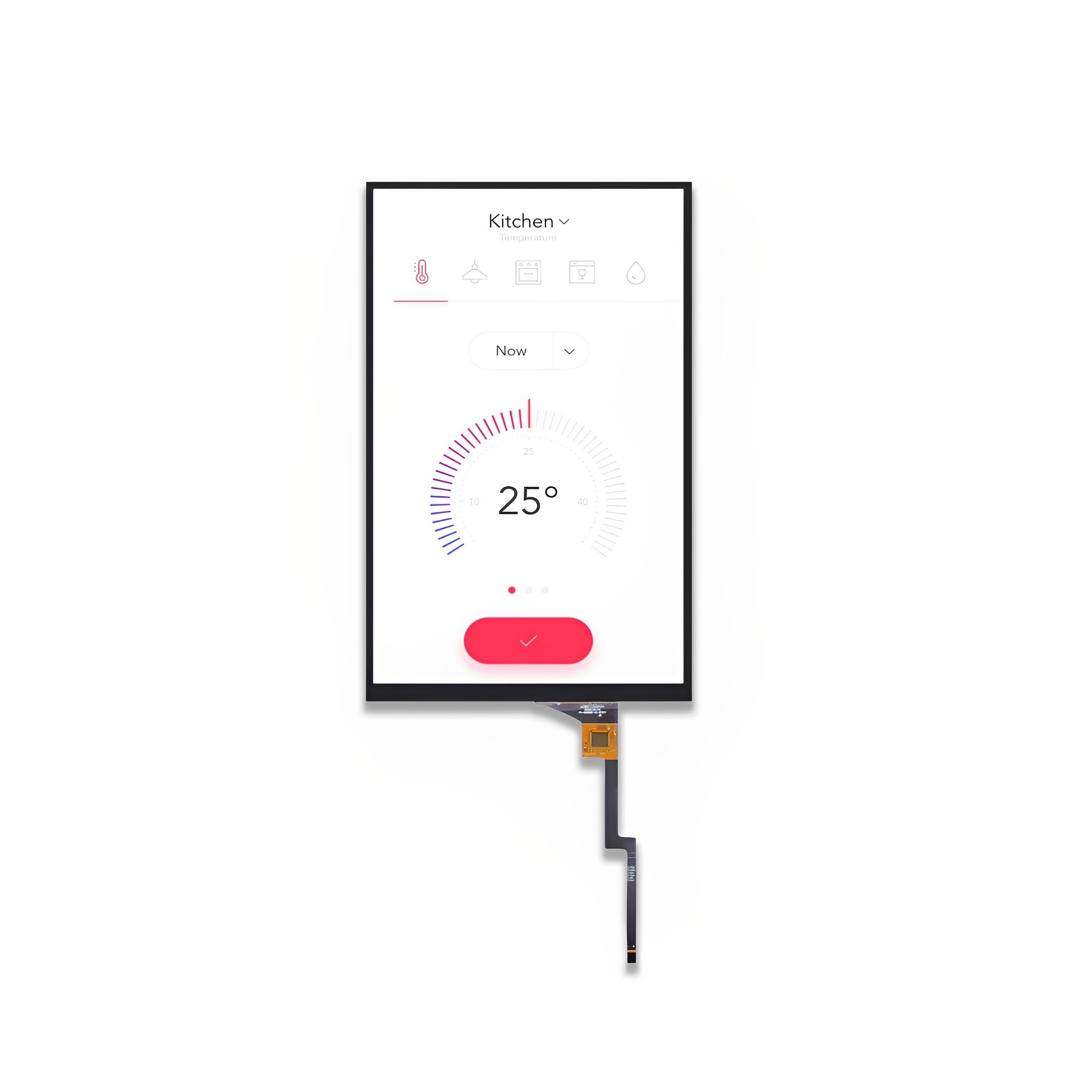 8 inch TFT LCD screen