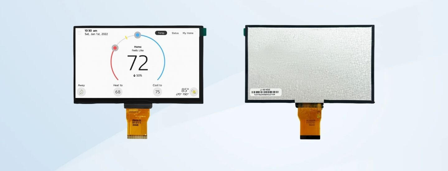 7 inch LCD Display 800x480 IPS 500 nits 50-pin RGB interface - MAXEN