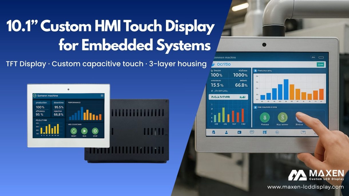10.1″ Custom HMI Touch Display for Embedded Systems Featured Image