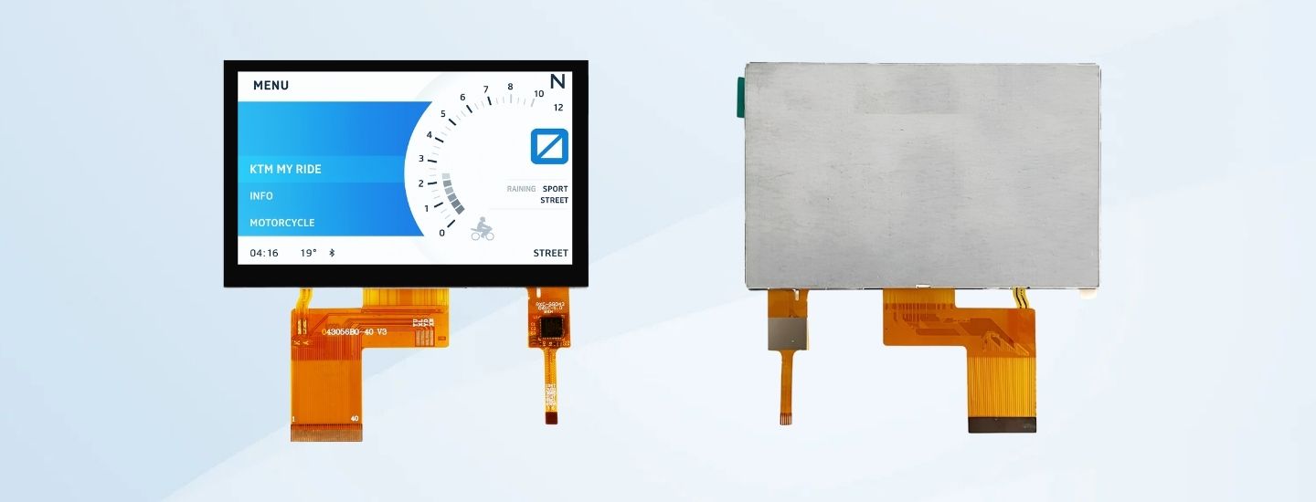 4.3 inch 480x272 tft lcd touch screen
