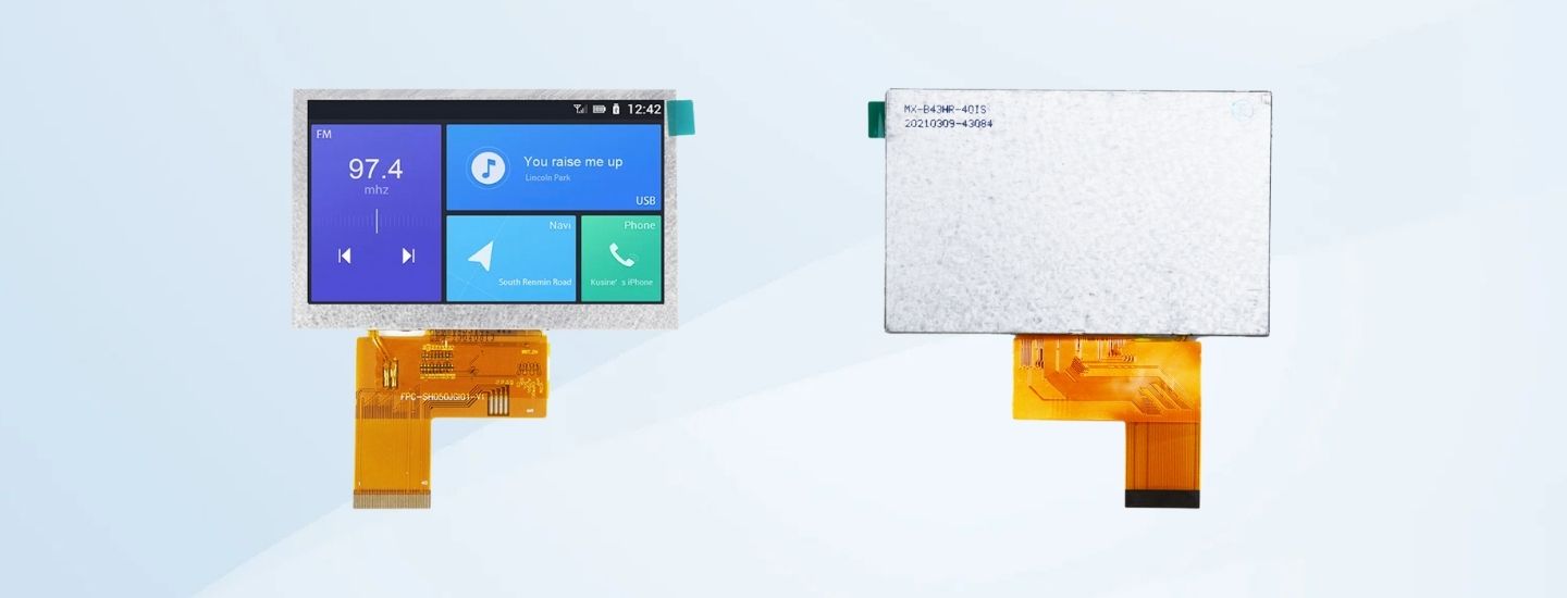 4.3 inch 800x480 tft lcd display
