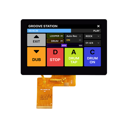 4.3 inch LCD Display with OCA-Bonded Custom Cover Glass Featured Image