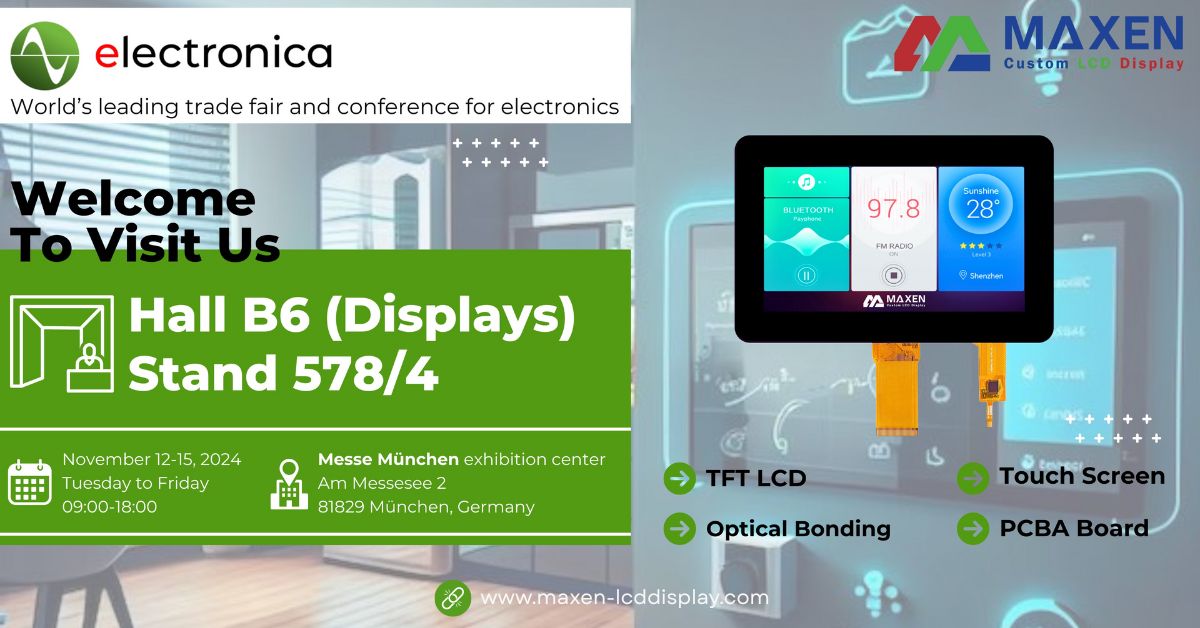MAXEN to Exhibit at electronica 2024, Nov 12–15, Messe München Featured Image