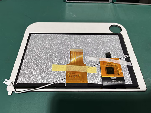 口-shape closed adhesive on LCD touch screen module