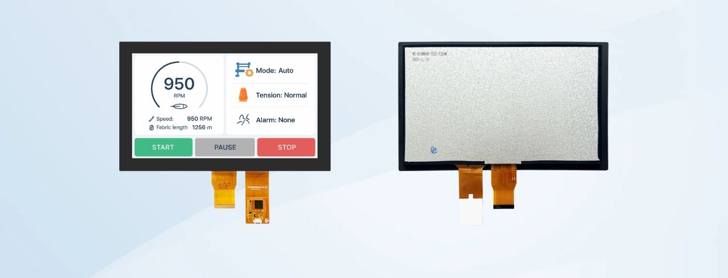 10.1 inch 1024x600 optical bonding touch screen lcd