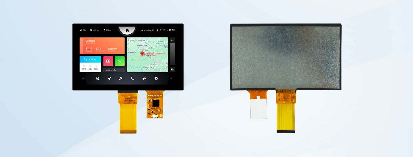 7 inch 1024x600 optical bonding usb touch screen