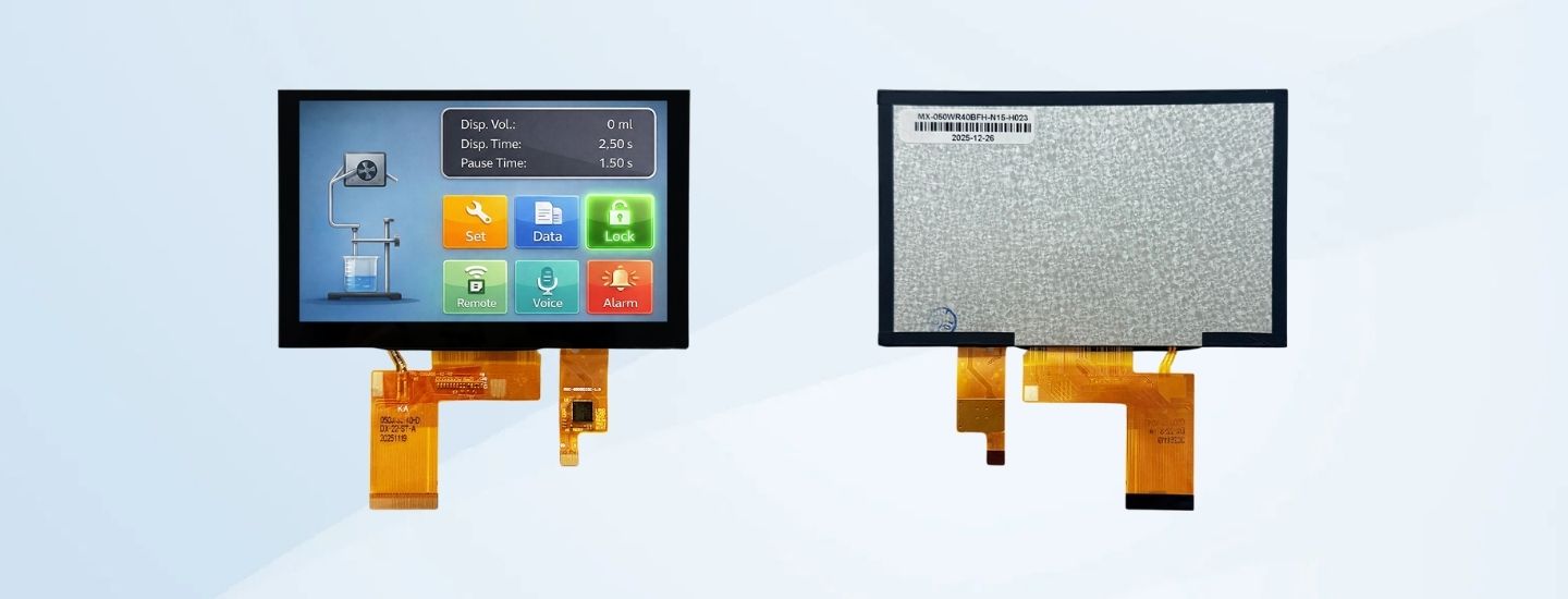 5 inch 800x480 ips optical bonding lcd touch display