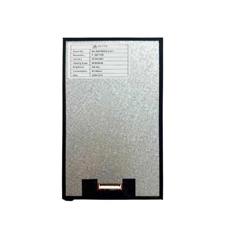 8 inch tft lcd screen MX-080FM40KFS-N17