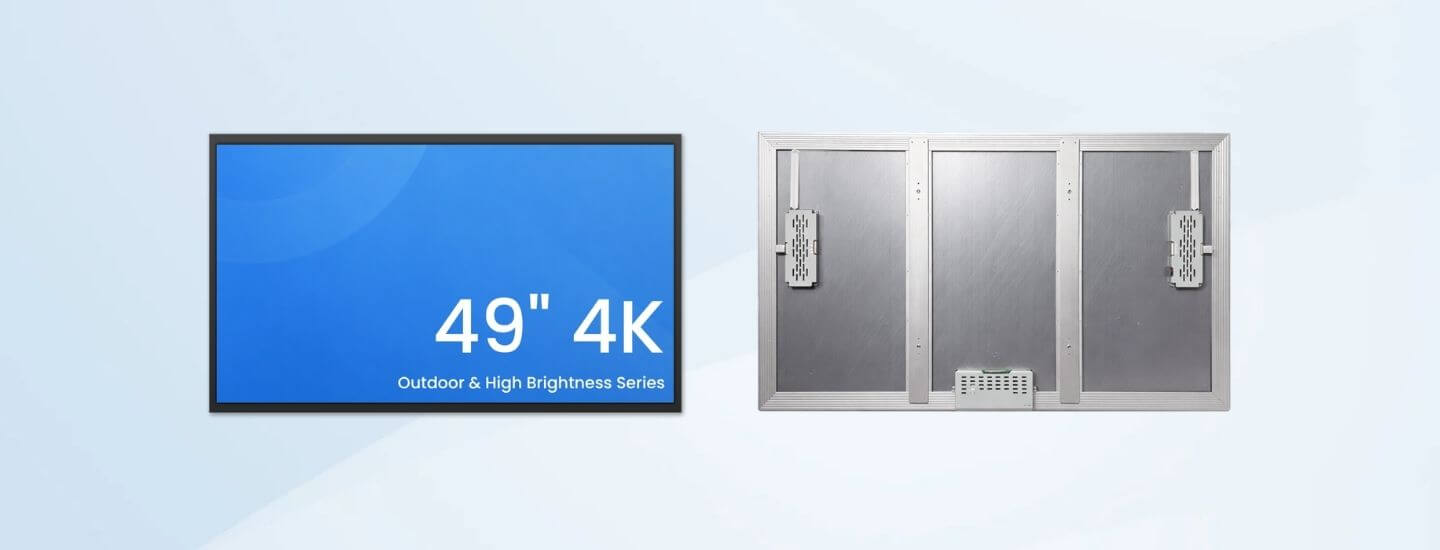 49 inch 4k 2500 nits high brightness lcd screen