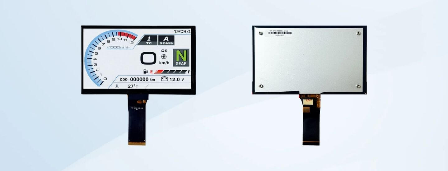 7 inch 1024x600 two wheel display lcd module