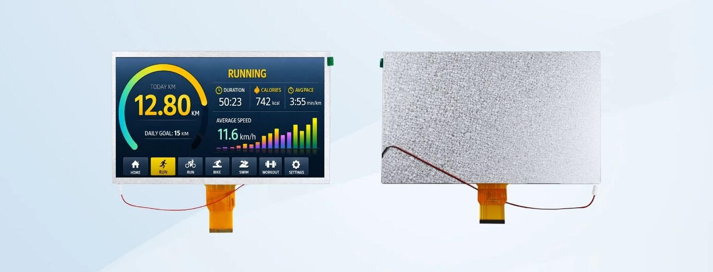 10 inch 1024x600 1000-nits ips tft lcd display