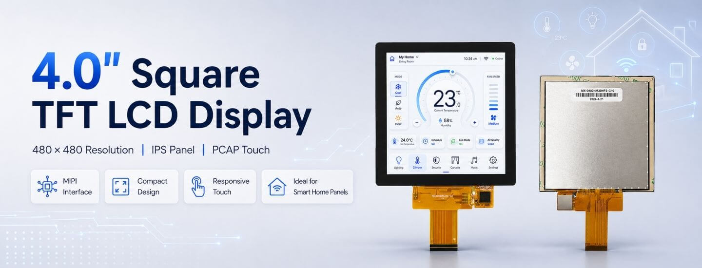 4 inch Square LCD Display TFT Touch Screen