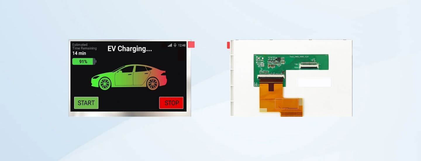 7 inch ips display 800x480 40 pin rgb interface