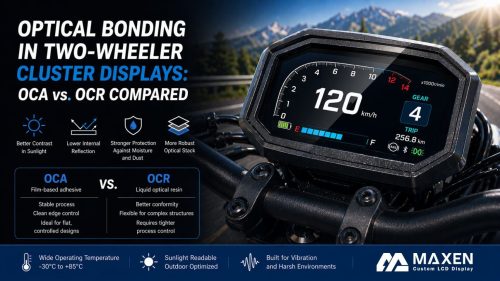 Optical Bonding in Two-Wheeler Cluster Displays: OCA vs. OCR Compared Featured Image