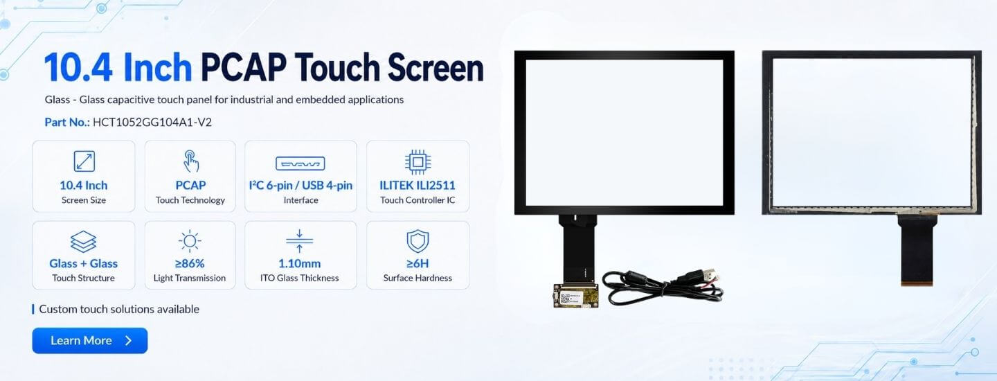 10.4 inch touch screen panel HCT1052GG104A1-V2
