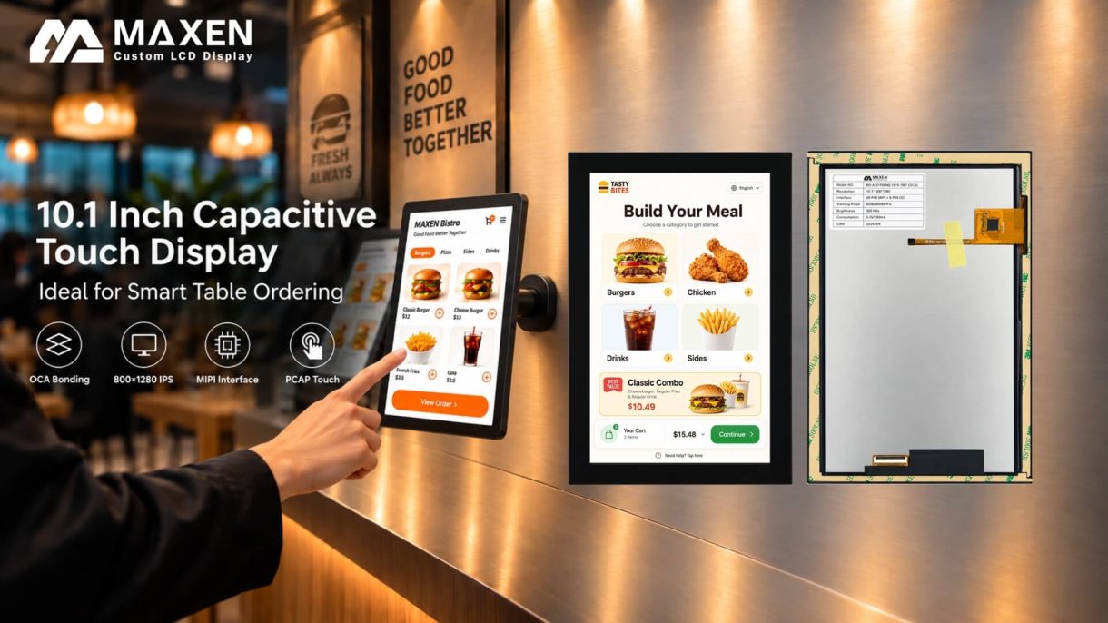 New 10.1 inch Touch Display for Smart Ordering Terminals Featured Image