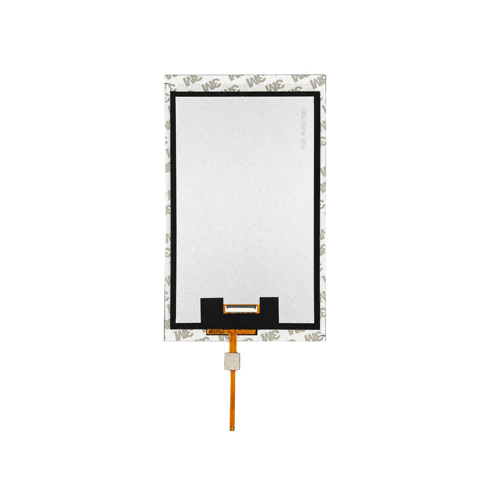 8 inch portrait LCD touch display rear view